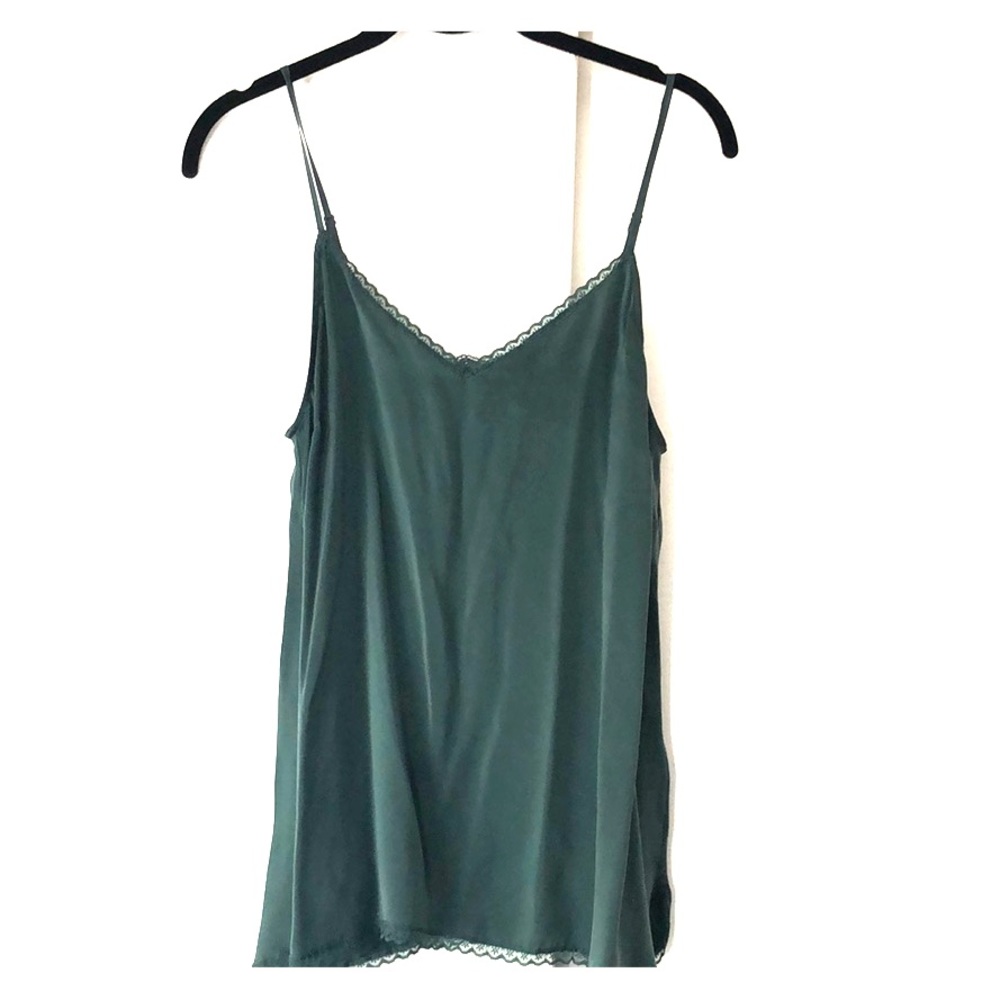 Green Silk Cami by Eloise